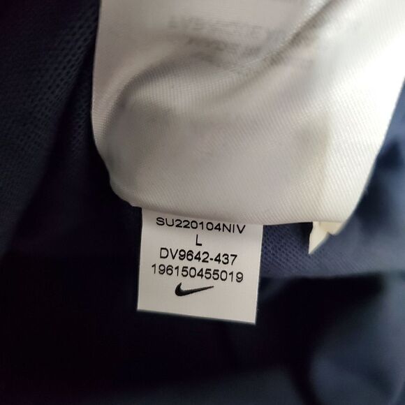 Nike Sportswear Americana Top Mens Sz Large Button Up Jersey Blue DV9642-437 NWT - Picture 10 of 10